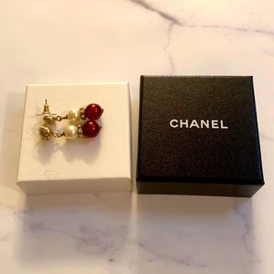 Chanel Pearl Earrings
